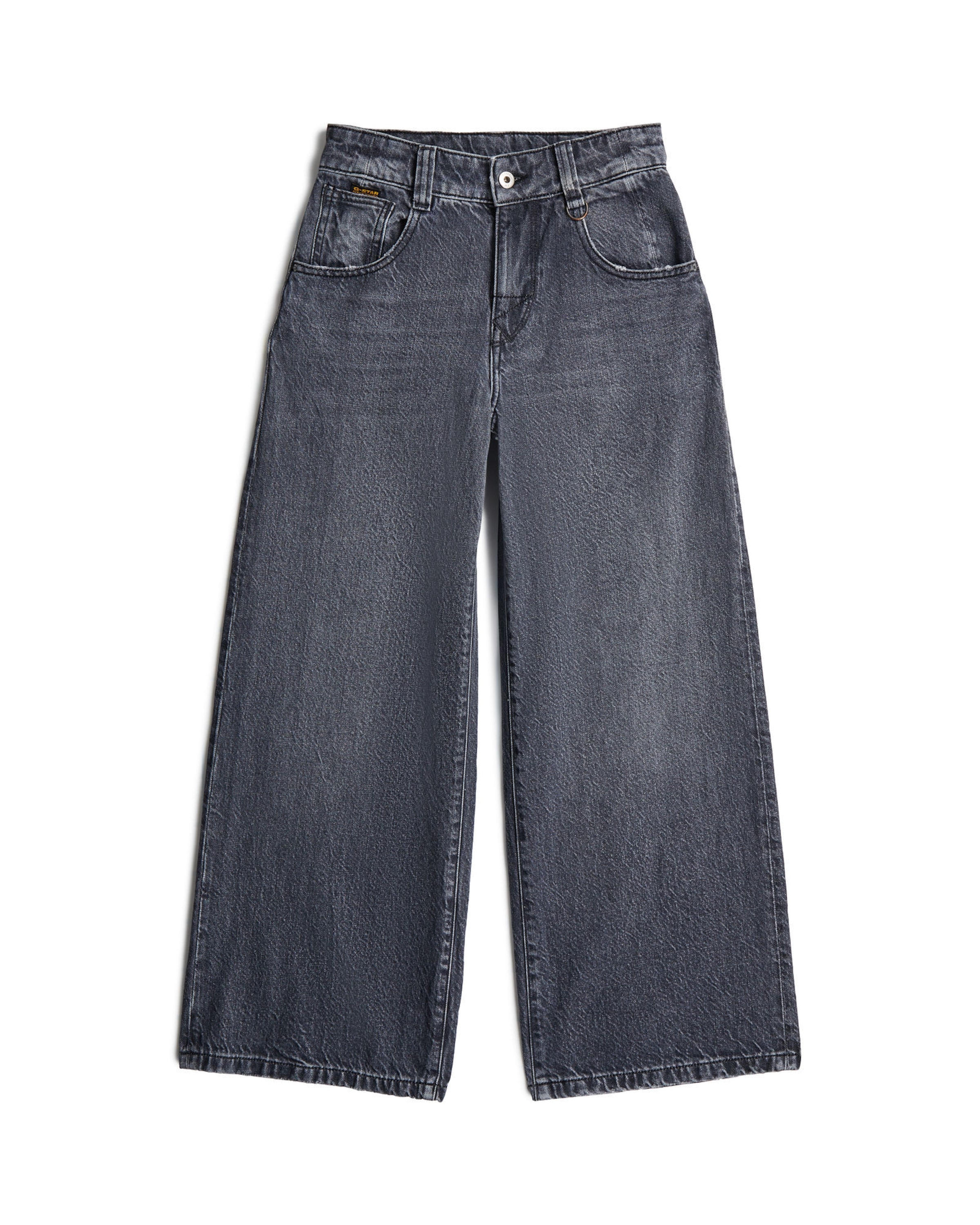 G-STAR Loosefit Jeans 'Girls Skater High Loose Jeans' in Blauw: voorkant