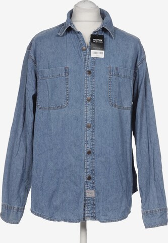 LEVI STRAUSS & CO. Button Up Shirt in XL in Blue: front