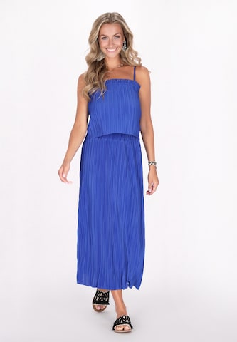 IZIA - Saia 'Spring Summer' em azul