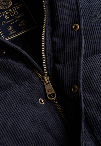 Superdry & Co Winterjas 'Premium' in Blauw