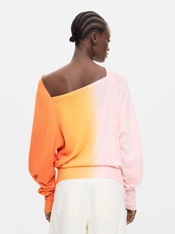 Desigual Sweter w kolorze pomarańczowy