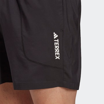ADIDAS TERREX Regular Outdoor Pants 'Multi' in Black