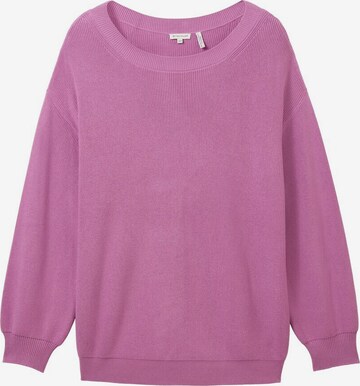 Tom Tailor Women + Sweater in Purple: front