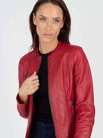 JCC Lederjacke in Rot