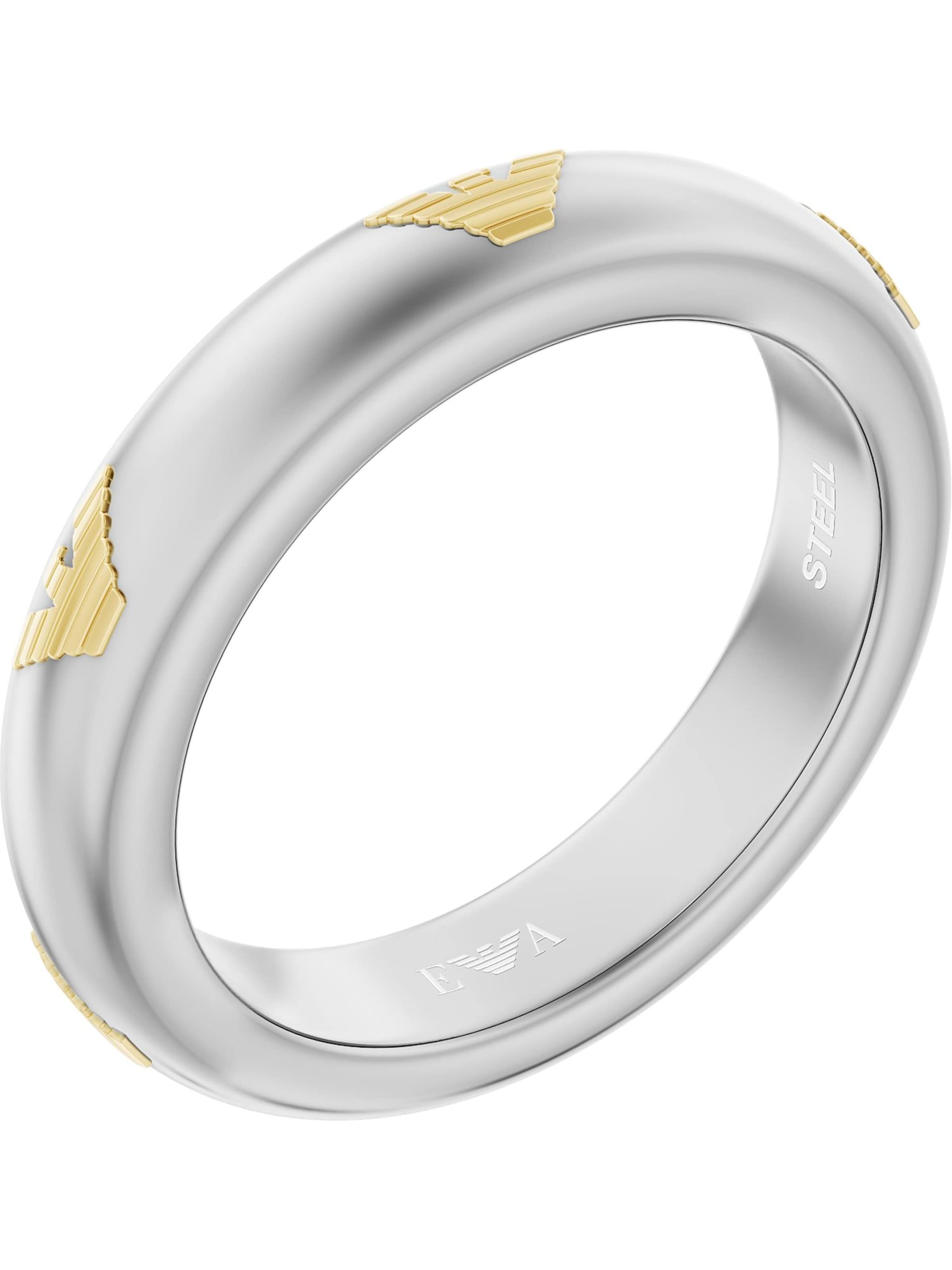 Emporio Armani Ring in Silber: Vorderseite