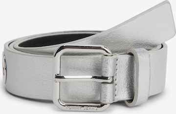 Tommy Jeans Belt in Silver: front