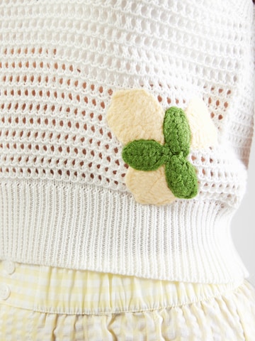 Tops en tricot 'Ci44tron' Hailys en blanc