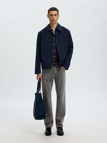 SELECTED Regular Jeans 'SLH196-Ben Kori' in Grijs