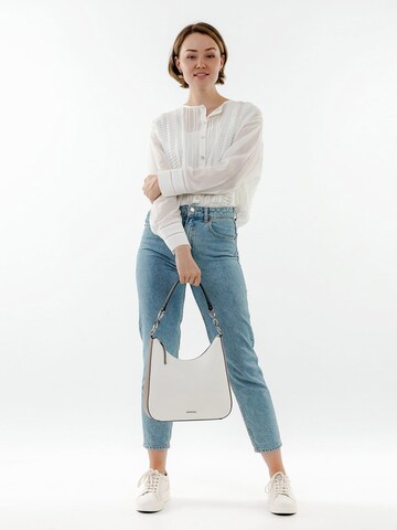 Borsa a spalla 'Ella' di Emily & Noah in bianco