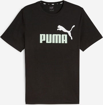 PUMA Funkcionalna majica 'Essentials' | črna barva: sprednja stran