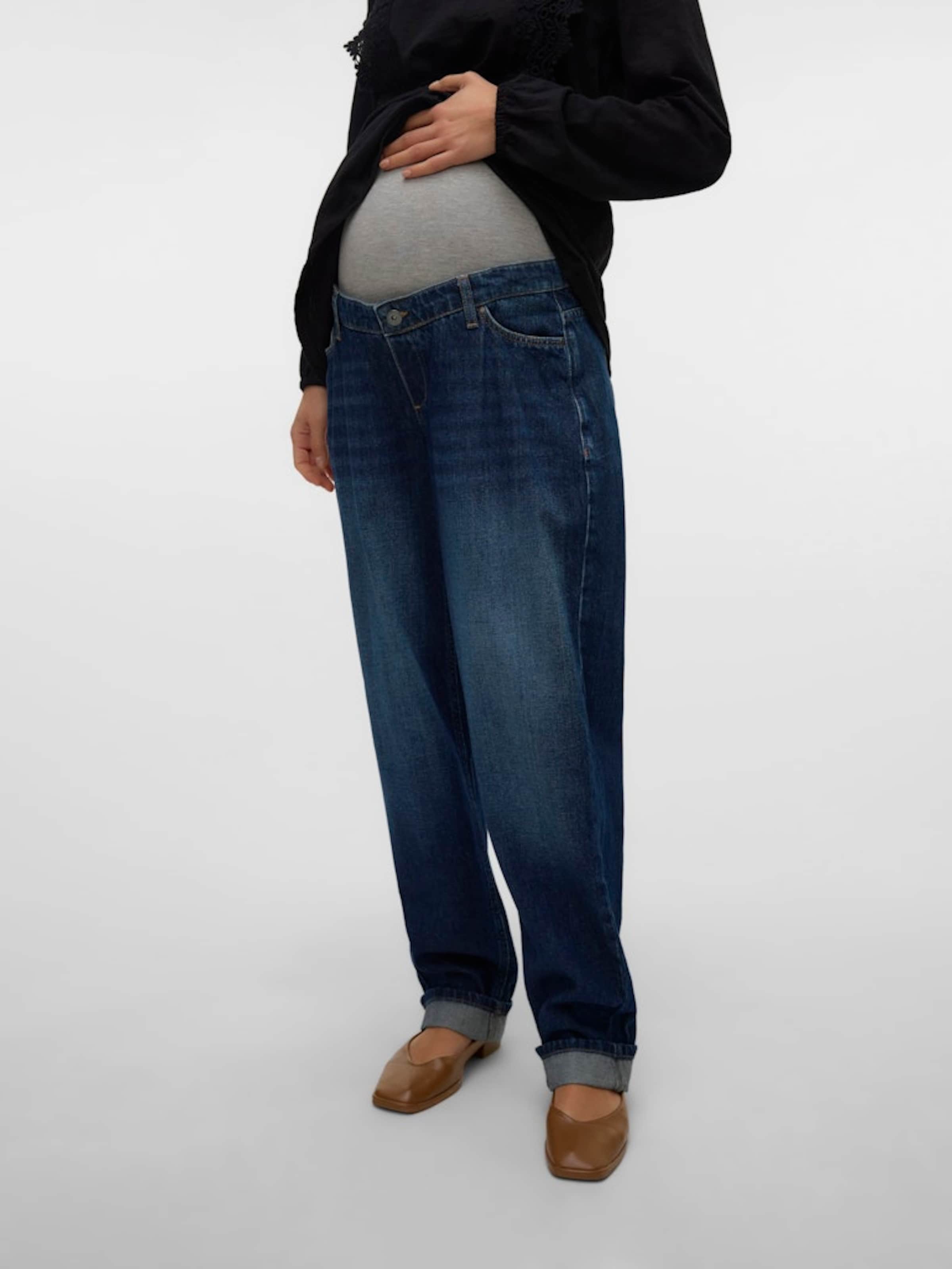 MAMALICIOUS Slim fit Jeans 'FIFTY' in Blue ABOUT YOU