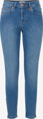 PULZ Jeans Skinny Jeans in Blauw: voorkant