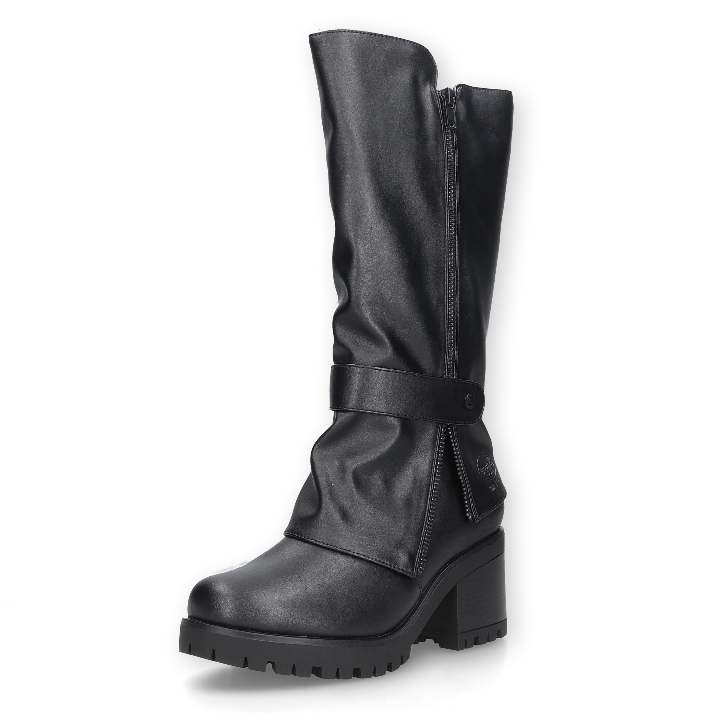Dockers by Gerli Stiefel in Schwarz: Vorderseite