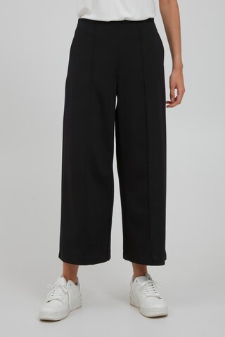 ICHI Wide leg Pants 'IHKATE' in Black