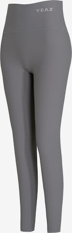 Skinny Pantaloni sport 'Club Level' de la YEAZ pe gri: față
