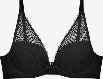 TRIUMPH T-shirt Bra ' Aura Spotlight ' in Black: front