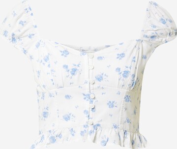 HOLLISTER Bluse i hvid: forside