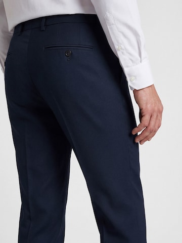 BENVENUTO Regular Bandplooibroek 'MESSINA' in Blauw