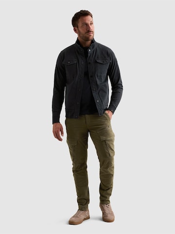 PME Legend Overgangsjakke 'Cargo sweat jacket with zipper closure' i blå