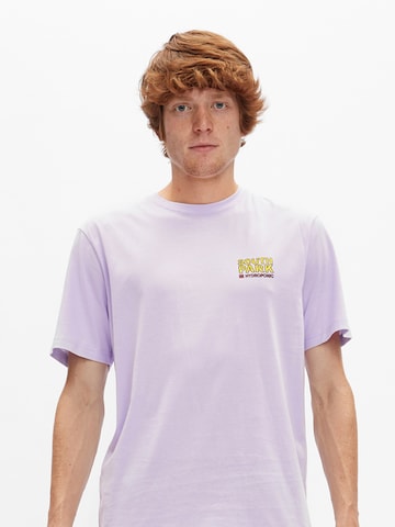 hydroponic - Camiseta 'Hydroponic x South Park Regular-Fit Colors Graphic T-Shirt' en lila: frente