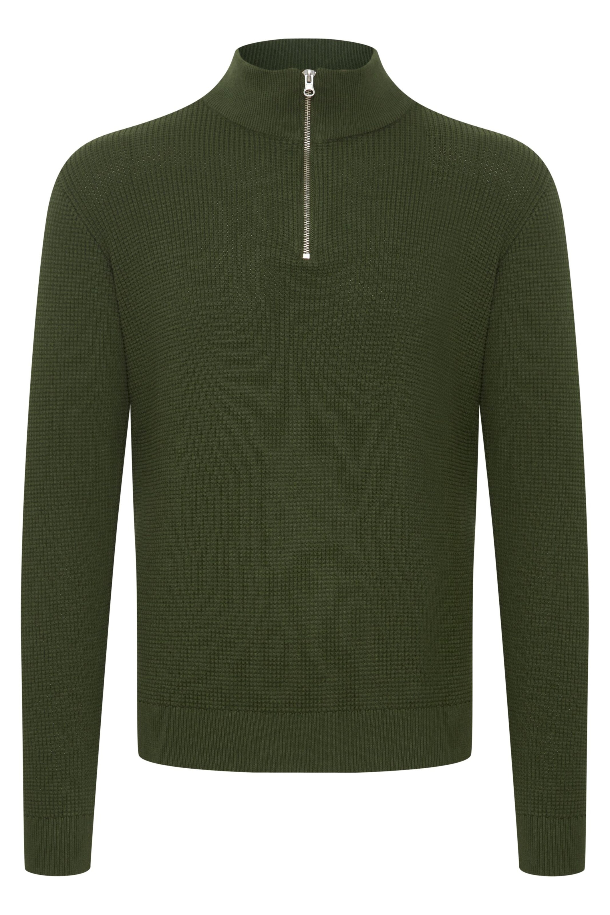 Casual Friday Trui 'Karlo' in Groen: voorkant