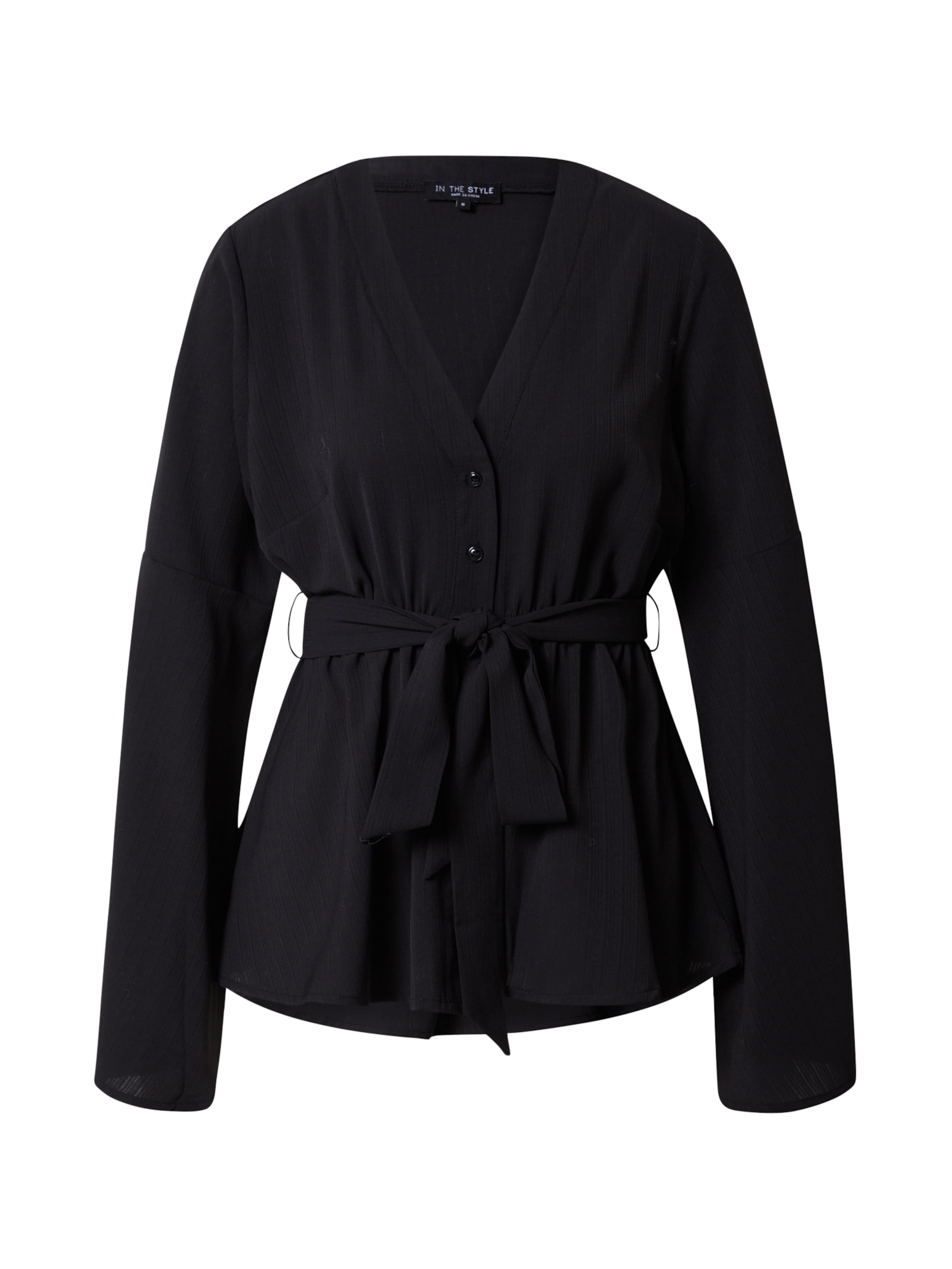 In The Style Pluus 'JAC JOSSA', värv must: eest vaates