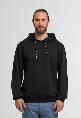 INDICODE JEANS Mikina – černá: přední strana