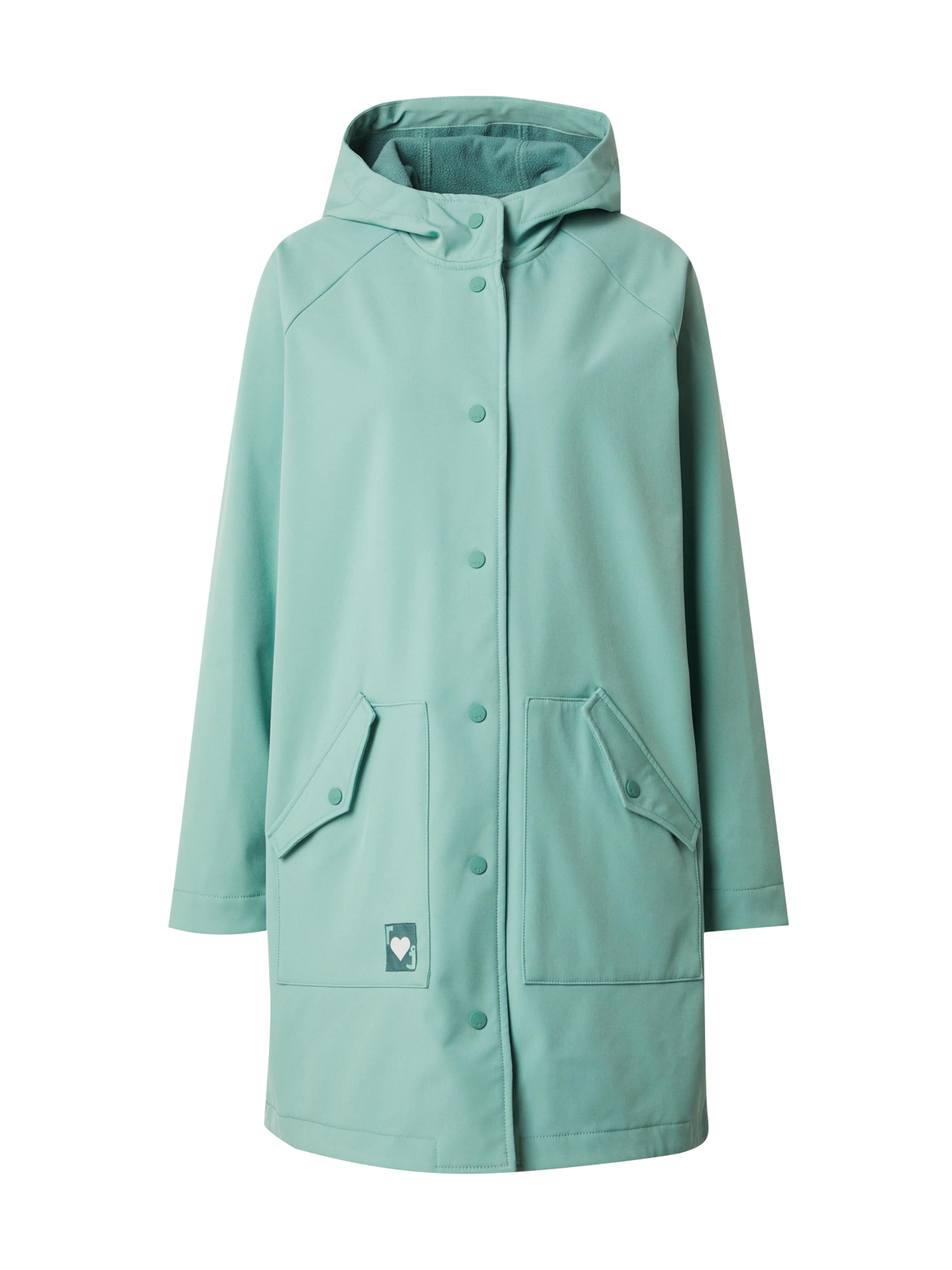 Blutsgeschwister Funktionsjacke 'Softfriese' in Grün: Vorderseite