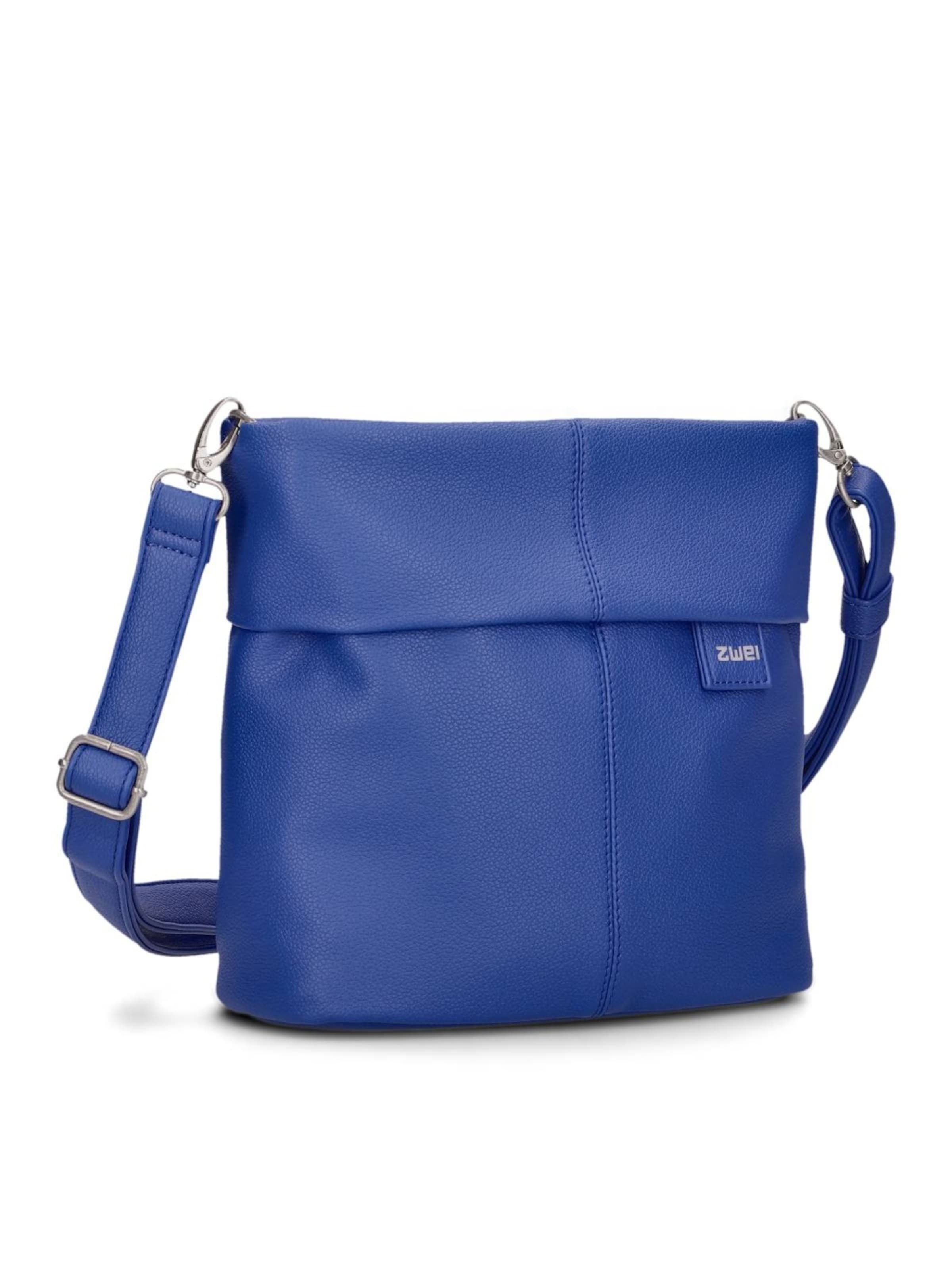 ZWEI - Bolso de hombro 'MADEMOISELLE.M M8' en azul: frente