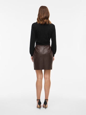 VILA Skirt in Brown