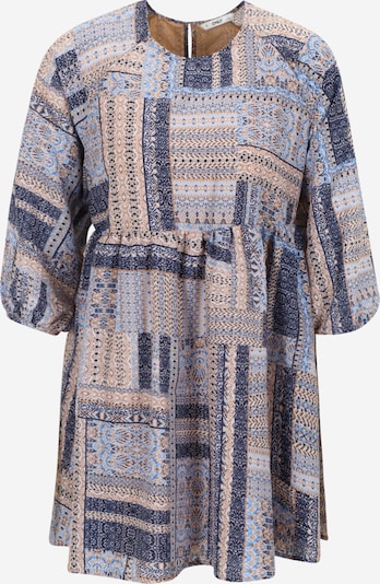 Only Petite Shirt dress 'MONIKA' in Beige / Nude / Navy / Light blue, Item view