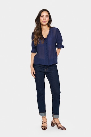 SAINT TROPEZ Blouse 'Kristel' in Blue