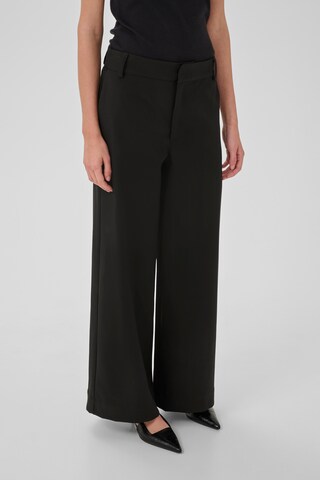 My Essential Wardrobe Wide leg Broek 'MWMilan Tito' in Zwart