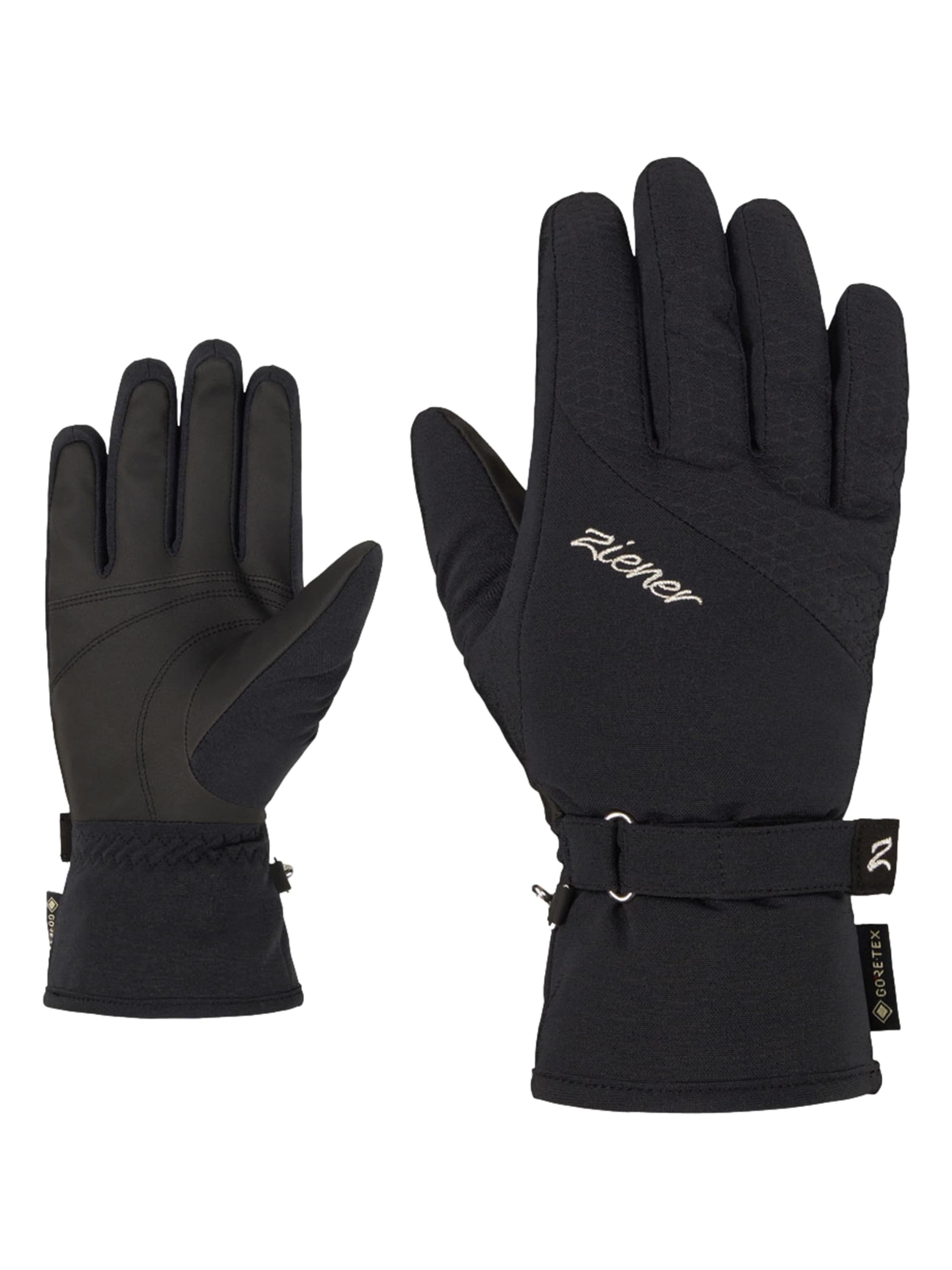 Gants 'KLAIRE-Z GTX + GORE PLUS WARM' ZIENER en noir : devant