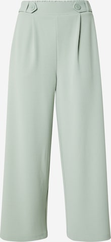 Wide Leg Pantalon à pince QS en vert : devant