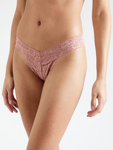 NLY by Nelly - Tanga 'What I Like' en beige: frente