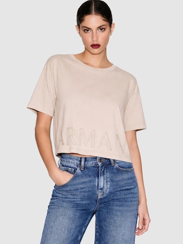 ARMANI EXCHANGE Shirts 'XW001709' i beige: forside