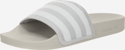 ADIDAS ORIGINALS Sandale 'Adilette' u kameno siva / prljavo bijela, Pregled proizvoda