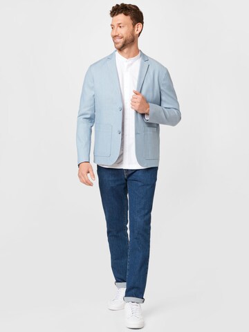 ESPRIT Regular Fit Blazer i blå