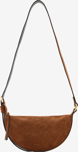 Rankinė su ilgu dirželiu iš AllSaints, spalva – tamsiai ruda, Prekių apžvalga