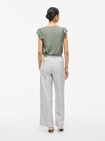 VILA - Pierna ancha Pantalón plisado 'VIVarone' en gris