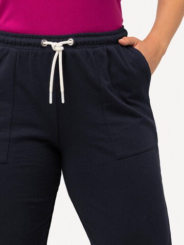 Ulla Popken Loosefit Hose in Blau