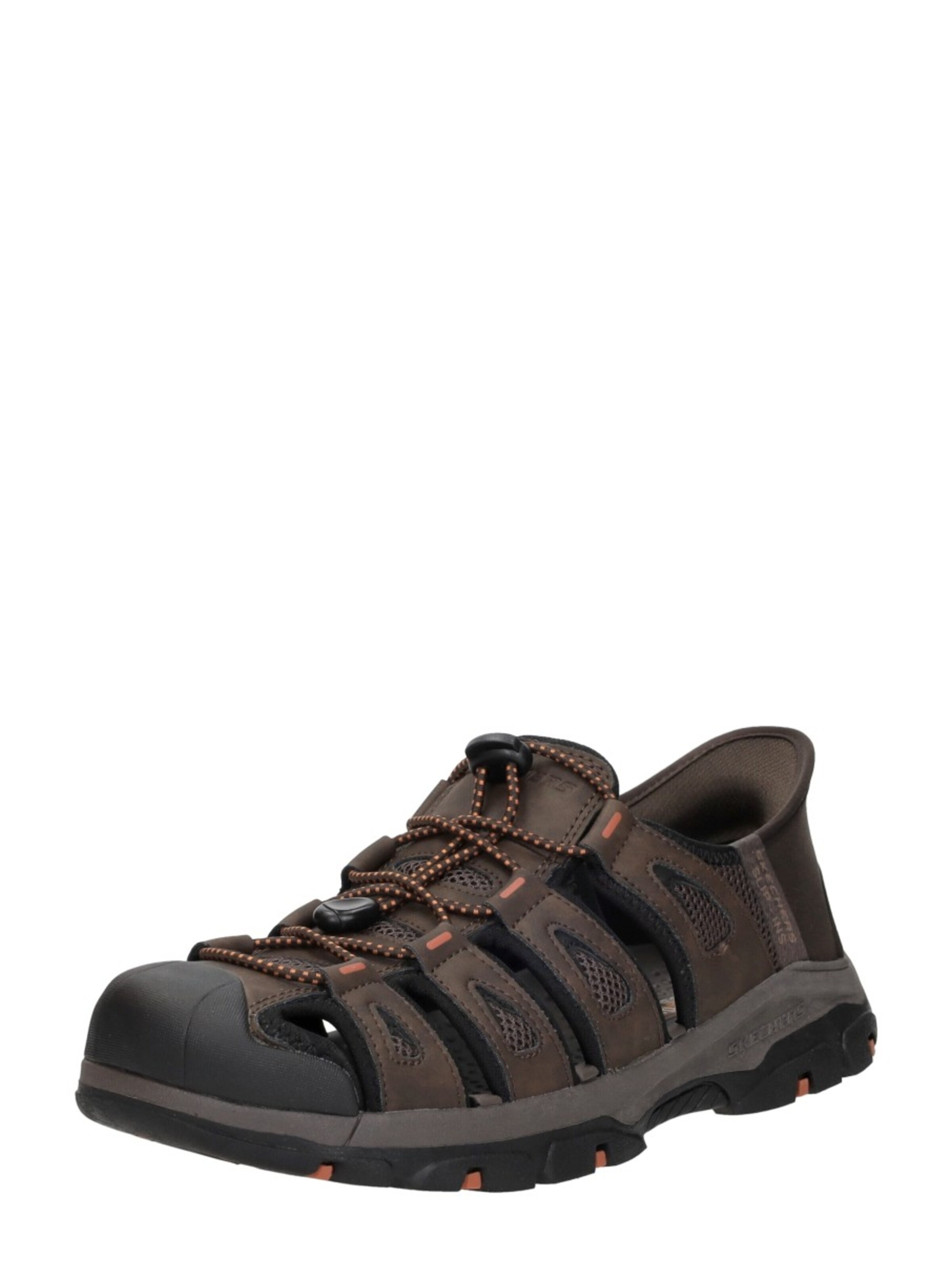 SKECHERS Sandalen 'Slip-Ins: Relaxed Fit' in Bruin: voorkant