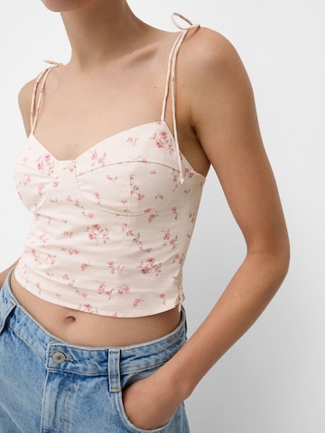 Bershka Top - bézs