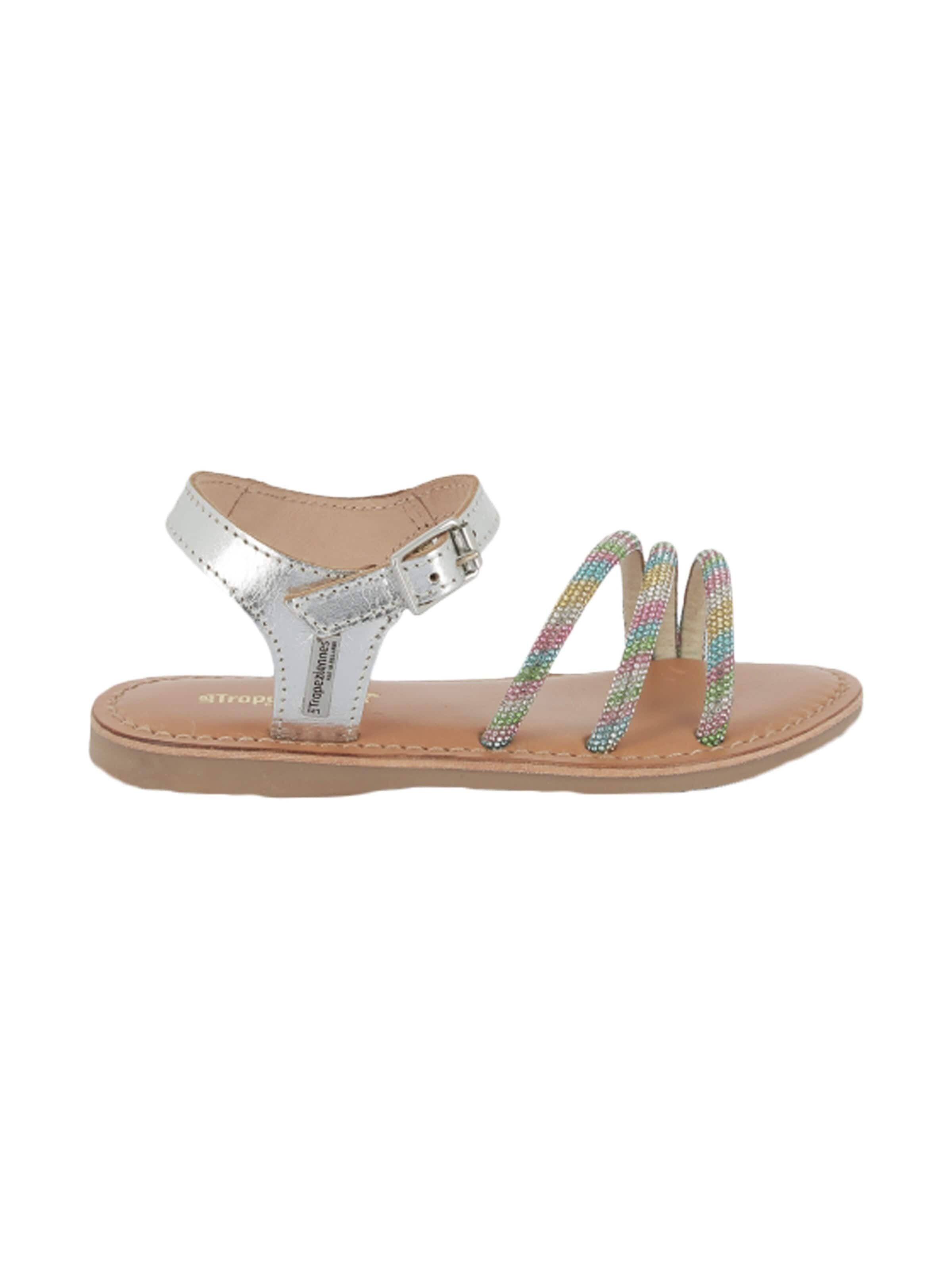 Sandales 'Ledersandalen für Kinder von Belarbi Bibigirl' Les Tropéziennes en argent