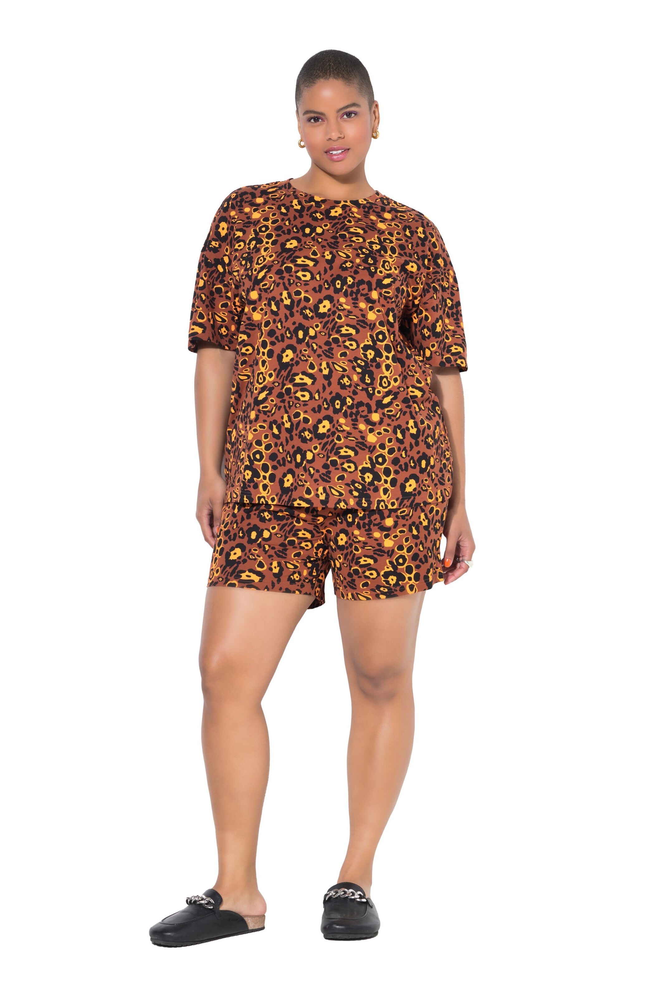 Studio Untold Korte pyjama in Bruin