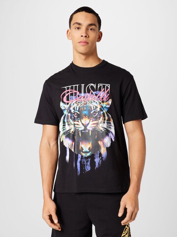 T-Shirt 'TIGER' Just Cavalli en noir : devant