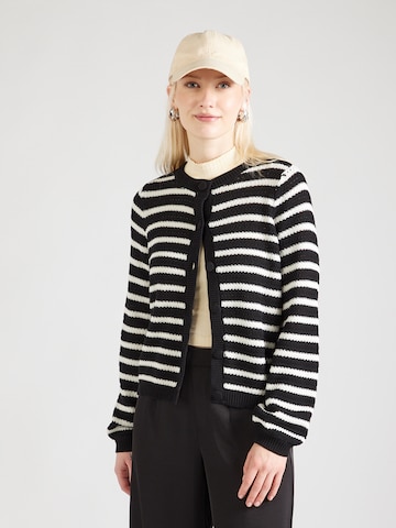 Cardigan 'VMGORGEOUS' VERO MODA en noir : devant