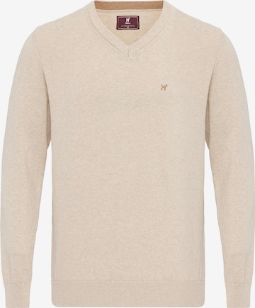 Pull-over 'Cabrera' Williot en beige : devant