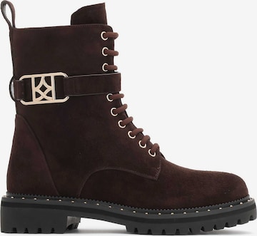 KazarČizme sa vezicama - smeđa boja: prednji dio